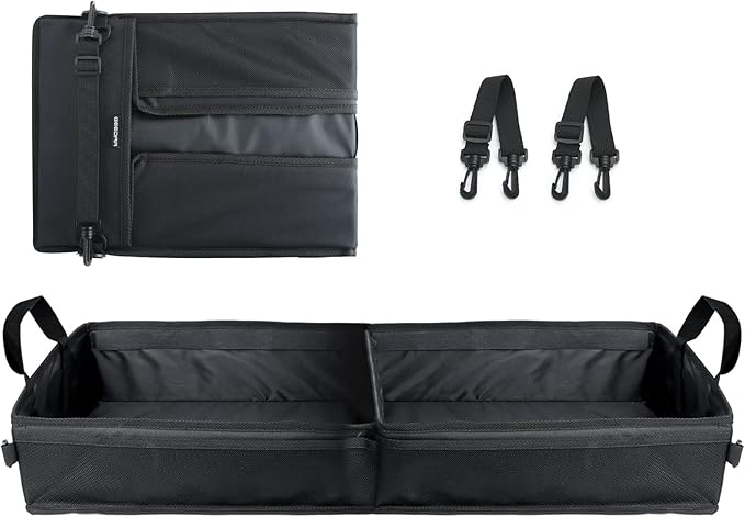 GEEDAR Under Seat Storage Truck Tool Box Organizer for Truck Underseat Storage Ford F150 F250 F350 Chevy Silverado Accessories (2 Compartment for the Bench Seat)