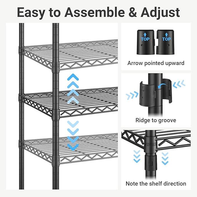 VIPEK L4L Portable Closet with Dimmable LED Lights, L Shaped Clothes Rack for Corner Space-Saving Storage, 3 Hanger rods for 