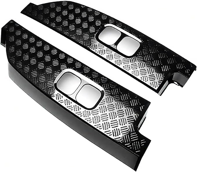 Tail Light Guards for Land Rover Defender 2020-2025 | Gloss Black ABS Lens Protection Covers | Anti-Scratch & UV Resistant | Easy Snap-On Installation for Defender 90 110 130 (Tail Light Cover)