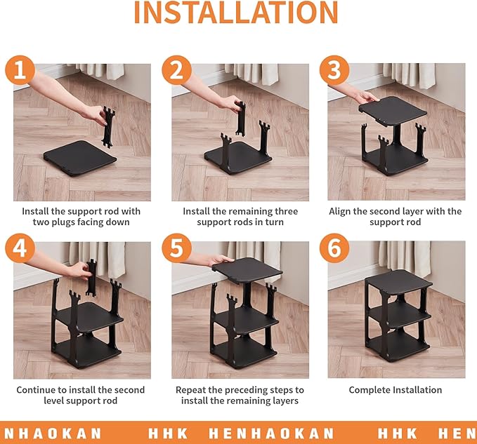 5 Tiers Shoe Rack Organizer for Closet Shoe Holder Storage Narrow Plastic Vertical, Free Standing Shoe Rack Shelf for Entrywa
