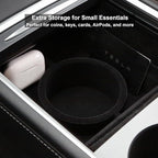 Gen 1 Cup Holder Insert for Tesla Model Y 2021–2024 & Model 3 2021–2023 ONLY – Center Console Organizer – Fits 26–32 oz Large
