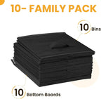 Large Storage Cubes- 13 Inch Cube Storage Bins for Organizing Shelves Kallax - Nursery Closet Organization Bins for Clothes B