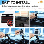 Aunginsy Center Console Dashboard Storage Organizer Tray with Dash Cam Mount Holder Compatible with Hummer H3 2005-2009, Car Cameras Bracket for Go pro/Action Camera Video Record Accessories