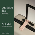 ANTLER Luggage Tags - Durable Rubber, for Suitcases & Travel Bags, Assorted Colors, Easy ID & Personalization, Fits Most Suit