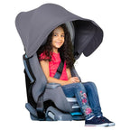 Baby Trend Cover Me™ 4-in-1 Convertible Car Seat, Scooter – Built-in Canopy, 4-Stage Growth System, Plush Comfort Padding, Mu