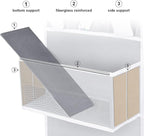 Univivi Door Hanging Organizer Nursery Closet Cabinet Baby Storage with 4 Large Pockets and 3 Small PVC Pockets for Cosmetics