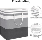 StorageRight Laundry Basket Hamper Large Collapsible Laundry Hamper with Easy Carry Handles，Freestanding Clothes Hampers for 