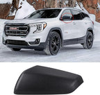 Left Driver Side Exterior Mirror Cap Cover Rearview Mirror Cover Trim Fit for 2018 2019 2020 2021 2022 2023 Chevrolet Equinox & GMC Terrain Replace 23406417 (Textured Black)
