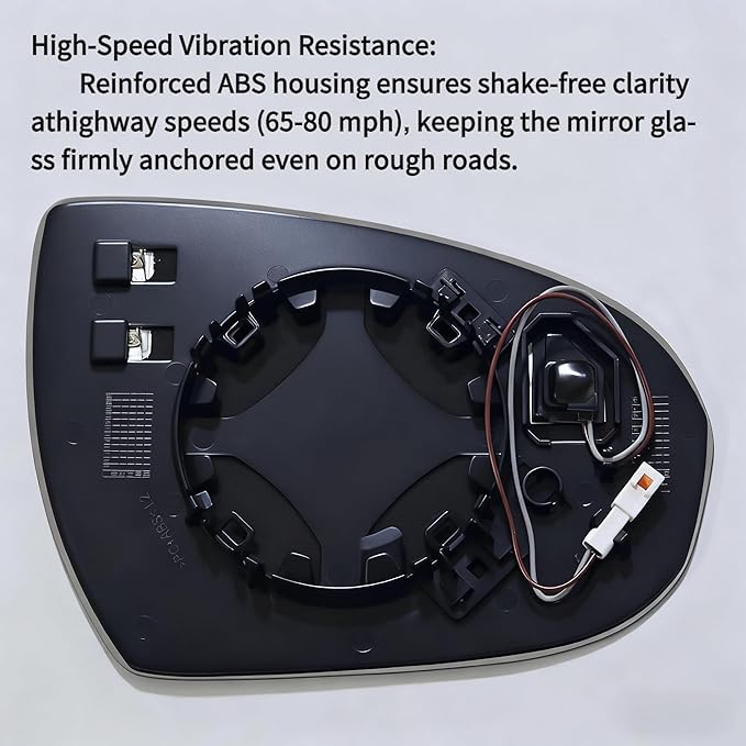 Compatible with 2016-2021 Hyundai Tucson Driver Side Mirror Glass - Left Side Mirrors Glass With Blind Spot Detection, Power Heated,OEM Fit Backing Plate