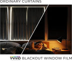 VViViD Total Blackout Adhesive Vinyl Window Tinting Sheets (6ft x 5ft, Matte Black)