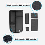 Center Console Organizer Tray Compatible with Ford Escape 2020-2026 and Bronco Sport 2021-2026 Armrest Storage Box Secondary Insert Storage Tray Interior Accessories