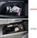 Xaido Center Console Organizer Tray Compatible with 2018-2024 Toyota Camry XLE XSE & 2020-2024 Camry LE SE with Dual USB Ports, Armrest Box Storage Tray Interior Accessories (Not for 2025)