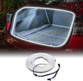 Trunk LED Light Strip for Tesla Model 3 2018-2023 - Waterproof & Easy Installation Interior Lighting Bar with Flexible Silicone, Trunk Ambient Lighting Accessories (DC 15V, Cool White)