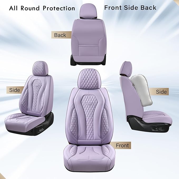 Coverado Seat Covers, Car Seat Covers Front Seats, Purple Car Seat Cover, Luxury Car Seat Covers, Seat Cushion, Front Car Sea