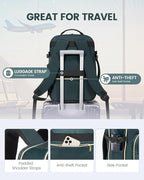 LOVEVOOK Travel Backpack for Women & Men 40L,Airline Approved Carry On Backpack Travel Essentials,TSA Carry on Luggage,Waterp