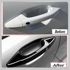 Car Exterior Door Handle Cover,for kia k4 2024 2025 2026,Car Exterior Door Handle Bowl Cover Protector，Car Sport Accessories - Bright Black