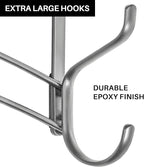 LYNK PROFESSIONAL® HOME™ Over the Door Hooks - 28 Hook – Over the Door Coat Rack Over the Door Hanger - Hanging Towels or Clo