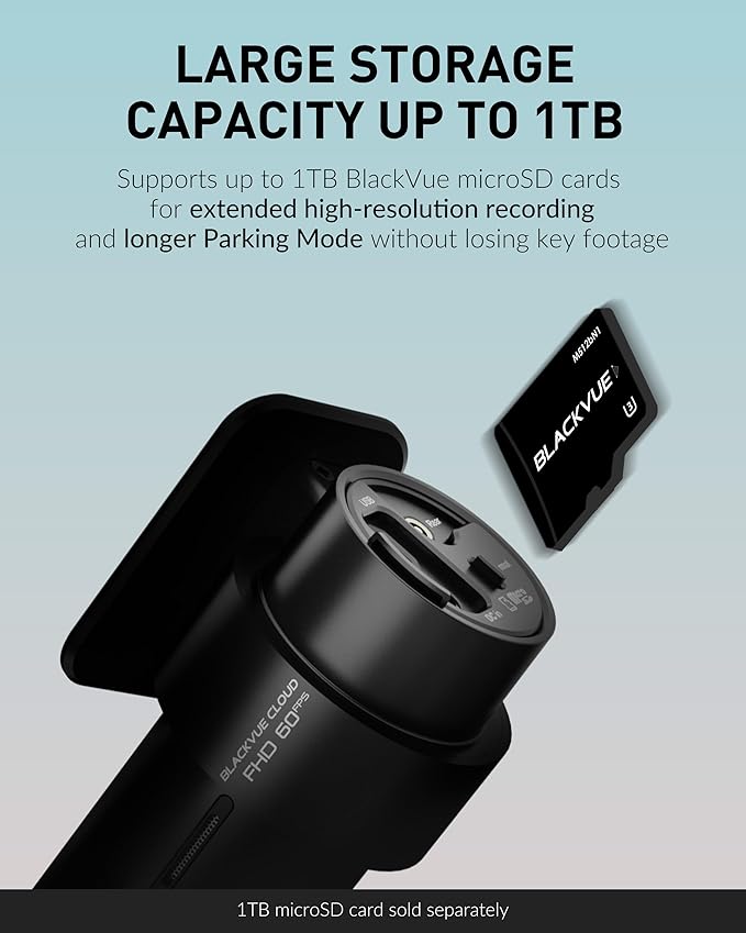 BlackVue DR770X-2CH II 64GB Dash Cam – Dual Full HD Front & Rear, Enhanced Visual Clarity, Fast Boot, USB-C Install, Effortle