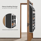 Univivi 5-Shelf Over Door Hanging Organizer Fabric Door Storage for Baby Nursery Nursery Closet Cabinet Wall Mount Hanging St