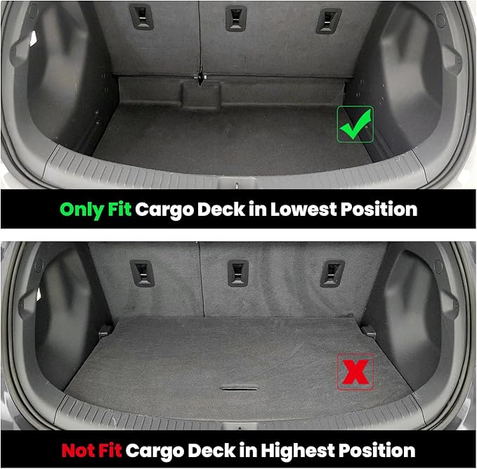 LASFIT Floor Mats & Cargo Liner for Chevrolet Chevy Bolt EV 2017-2023 (Not EUV), All Weather TPE Custom Fit Floor Liners for Cars, Car Floor Mats Full Set for Chevrolet Chevy Bolt EV Accessories, 4PCS