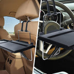 Toolly Car Steering Wheel Seat Tray for Writing Laptop Dining Food Drink Work