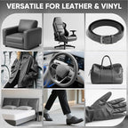 Leather Recoloring Balm - Scratch Repair & Color Restore Kit for Faded Leather, Leather Couch & Car Seats - 10OZ Leather Rest