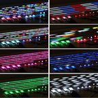 Interior Car Strip Lights Dreamcolor Acrylic Car Decorative Lights with APP Control Multicolor Internal Lighting Kit Music&DIY Function Ambient Fiber Optic Strip Valentine’s Day's Decor