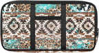 Tribal Pattern Car Sun Visor Storage Bag Sunglass Holder and Storage Pocket Auto Visor Storage Pouch with Multi-Pocket for License Pen Key