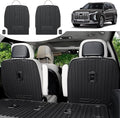 Second Row Backrest Mats for 2020-2025 Hyundai Palisade, All Weather TPE Seat Back Covers Kick Mats for Hyundai Palisade Accessories-7 Passenger Only