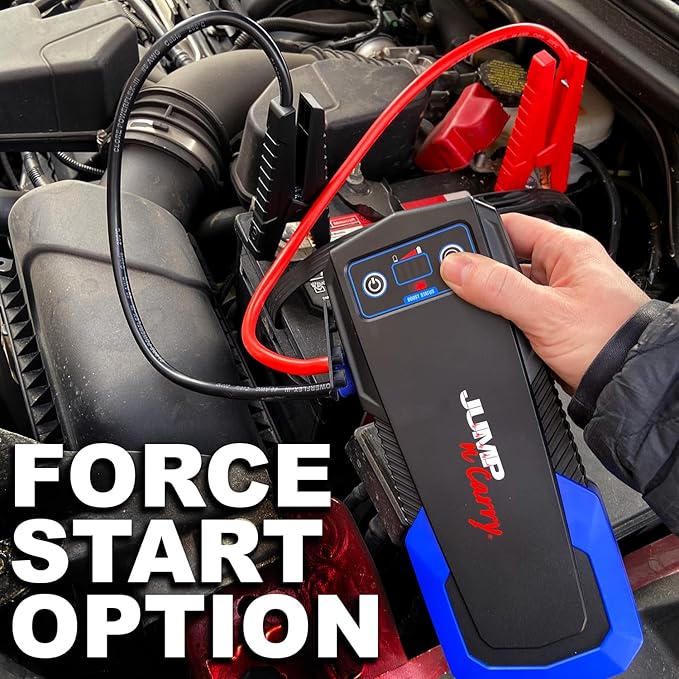 Clore Automotive JNC305 Jump-N-Carry 1000A 12 Volt Jump Starter for up to 6.0L Gasoline and 3.0L Diesel Engines