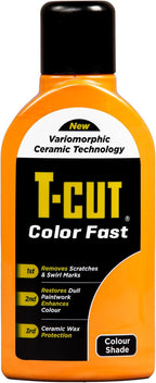 T-Cut Orange Scratch Remover Color Fast Paintwork Restorer Car Polish, 13 Colors Available, 17 Fl Oz