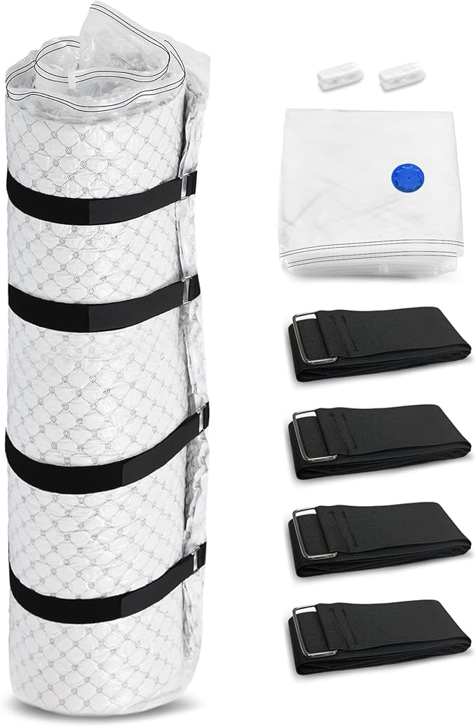Storage Master Vacuum Storage Bag for Queen Full Size Mattress - Ideal for Memory Foam and Latex Up to 14 Inches - Designed f