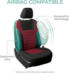 FH Group Automotive Car Seat Covers Front Set Premium 3D Air Mesh Front Seat Covers, Airbag Compatible Universal Fit Interior
