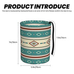 Native Indian Western Tribal Car Trash Can Collapsible Garbage Can,Hanging Trash Bag Water Proof with Suitable for Storage for Car Interiors,Home