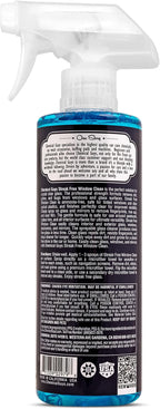 Chemical Guys Streak Free Glass and Window Cleaner - Works on Glass, Windows, Mirrors, and Screens, Ammonia-Free and Safe on Tinted Windows, for Cars, Trucks, SUVs, and Home Use - 16 oz