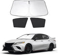 3PCS Car Window Shades Front Windshield Sun Shade Foldable Window Shade Custom Fit for Toyota Camry 2018-2024 Accessories Car Shades for Front Windows Anti-UV Rays Block Heat