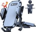 VICSEED Military-Grade Sturdy Car Phone Holder Mount, Upgraded Anti Shake Metal CD Slot & Air Vent Thick Case Friendly Phone Mount for Car Fit for iPhone 17 16 15 Samsung All Phones