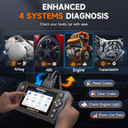 FOXWELL NT614 Elite OBD2 Scanner 4 System Code Reader Scan Engine ABS SRS Transmission, 5 Resets Oil/EPB/ABS
