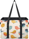 Reusable Grocery Bag, Foldable Large Shopping Tote Bag for Groceries Kitchen Picnic Car Trunk