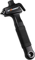 Stinger Super Duty Car Emergency Escape Tool, Hardened Carbon Steel Vehicle Safety Hammer, Spring Loaded Window Breaker, Razo