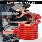Car Roadside Emergency Kit with Battery Jumper Cables,Car Accessories for Men or Women,Automotive Safety Kit for Car,Vehicle,