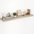 40 Inch Floating Shelves, 3D Textured Wood Grain, 40"x9.25"x1.5" Inch Deep Floating Shelves for Wall, Wooden Shelves for Bath