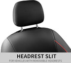 Leather Car Seat Covers,Breathable and Waterproof Napa Leather Automotive Seat Cover, Universal Interior for Cars, Sedans, SU