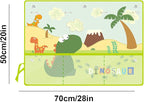 Car Sun Shade for Baby Kids Children 2 Pack Car Side Window Curtain Protector Protects from Sun Glare Heat Blocks UV Rays Glare Car Interior Sun Blocker Blind (Dinosaur)