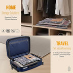 Rechargeable Wireless Pump Travel Vacuum Storage Bags, 15 Pack Portable Seal Bags for Travel and Home, Compression Packing fo
