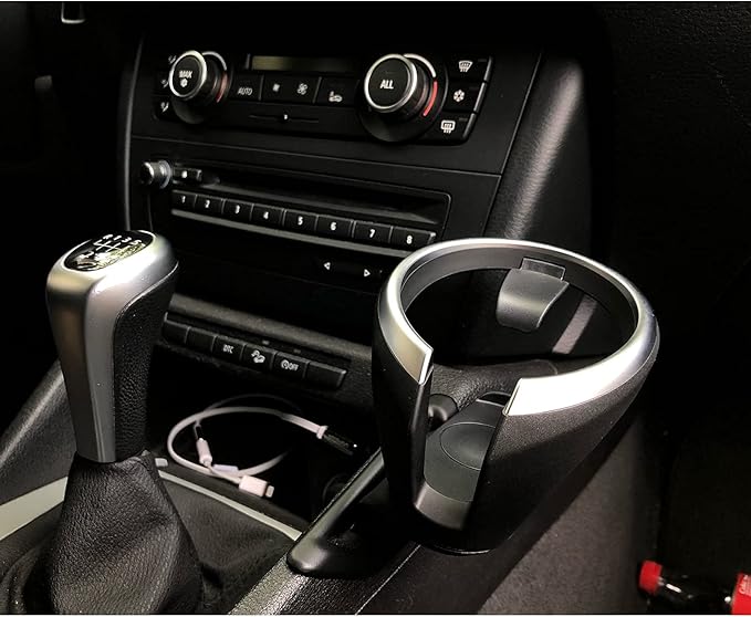 Cup Holder Front Seat Center Console Coffee Cup Holder for BMW 135i 128i X1 E82 E88 E81 E82 E87N Car Accessories 51160443082 