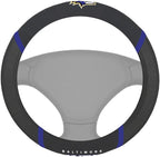FANMATS NFL Unisex-Adult Embroidered Steering Wheel Cover