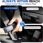MightY Bear Window Breaker Seatbelt Cutter, 2-in-1 Car Emergency Tool, Underwater Glass Breaker for Traffic Accidents and Fam