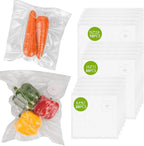 60PCS ATOSUN Vacuum Sealer Bags for Food, upgraded Air Valve, BPA -Free Vacuum Sealing Food Storage Bags, Reusable Sous Vide 
