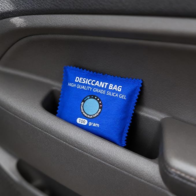 Car Dehumidifier Moisture Absorber - Lightweight Fast Reactivated Portable Silica, Gel, Garage Packs, Trucks Storage Closets